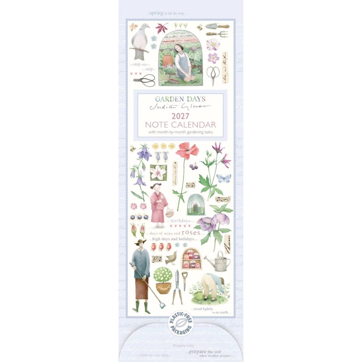 Otter House Garden Days Slim Calendar 2027