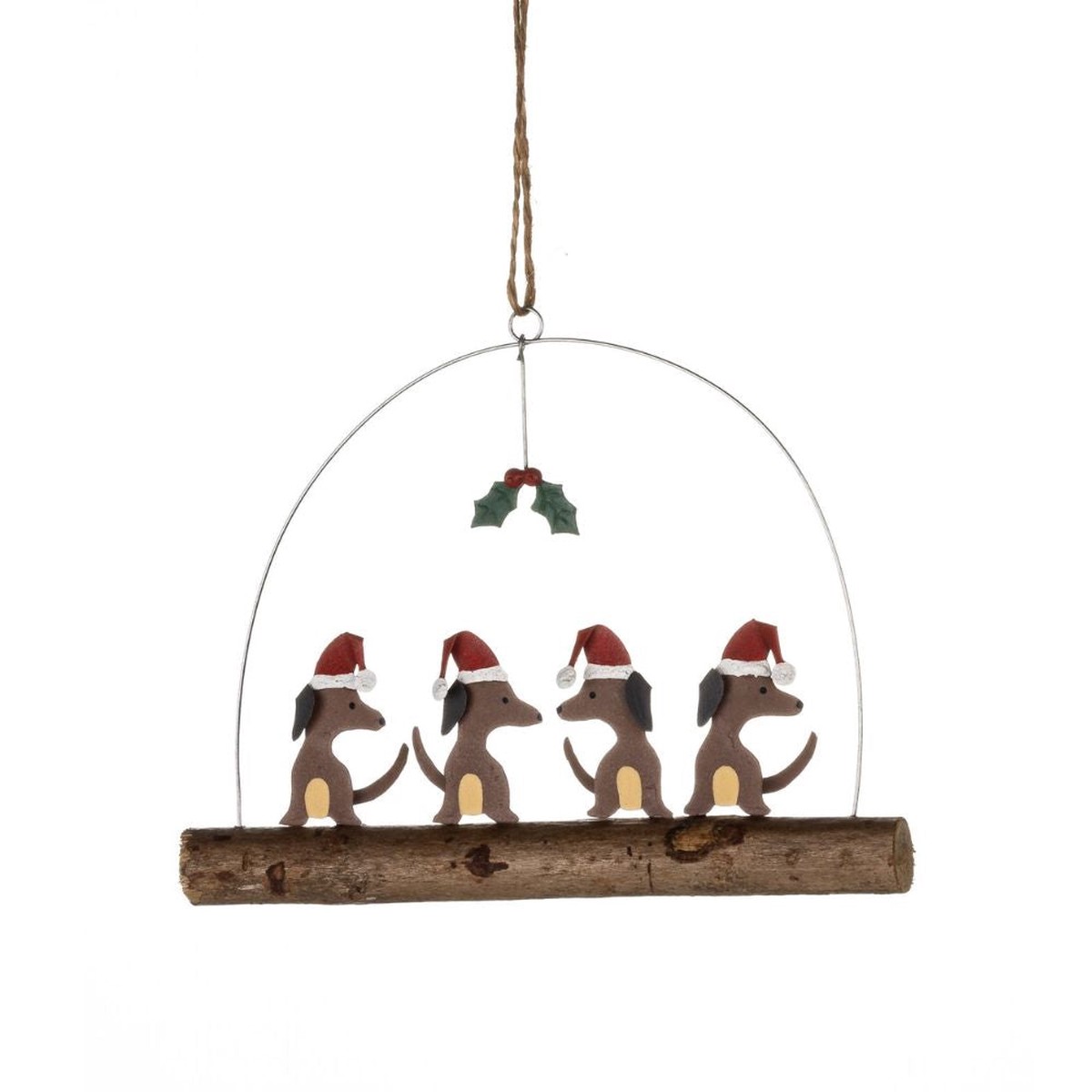 Shoeless Joe Sausage Dog Fest Hanging Decoration