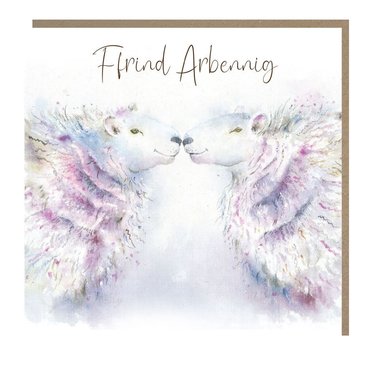 Tracks Publishing Special Friend Sheep Welsh Birthday Card