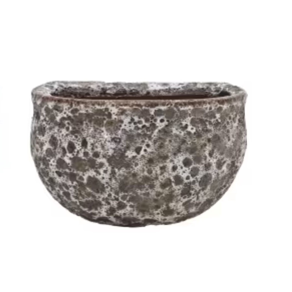 Woodlodge 19cm Brown Relic Wall Pot - YWALREBR19
