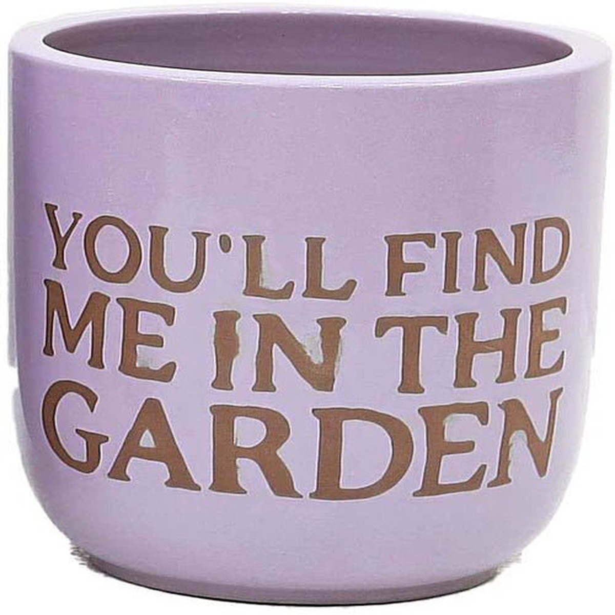 Woodlodge 21cm Purple 'In the Garden' Emma Pot - YEMGNPU21