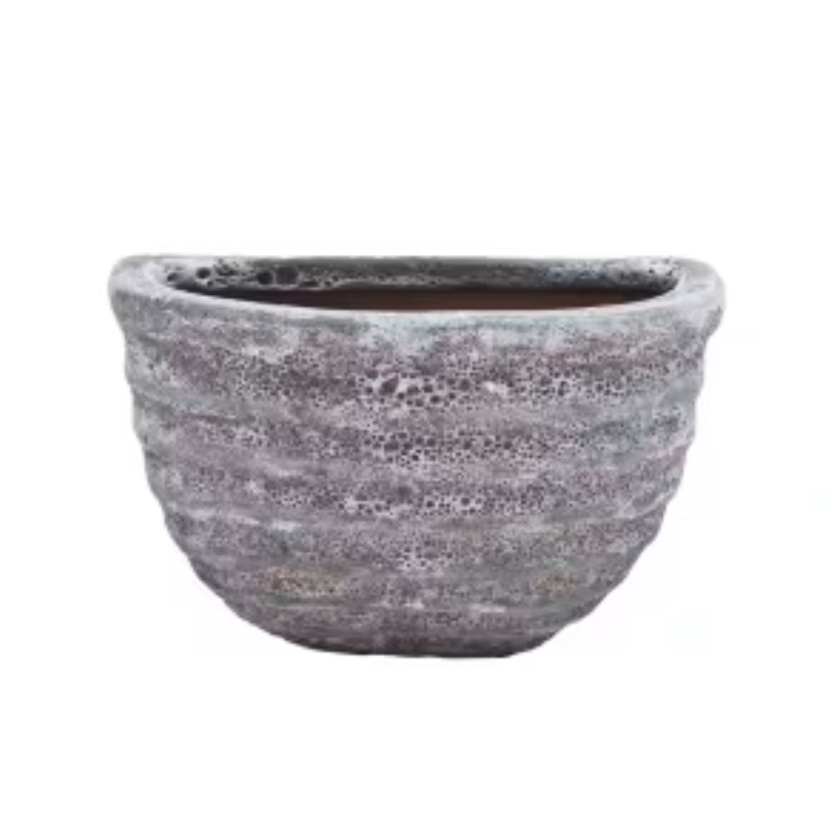 Woodlodge 36cm Turquoise Relic Ribbed Wall Pot - YWALR1TQ36