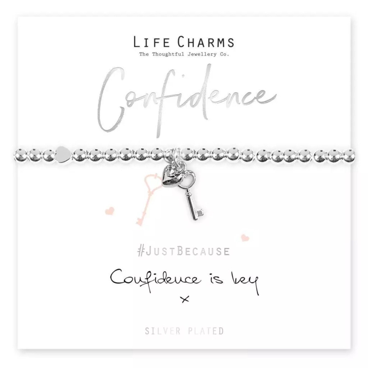 Life Charms 'Confidence Is Key' Bracelet