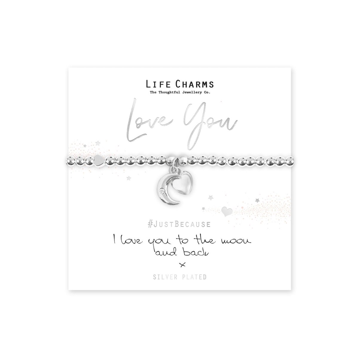 Life Charms "Love You To The Moon and Back" Bracelet
