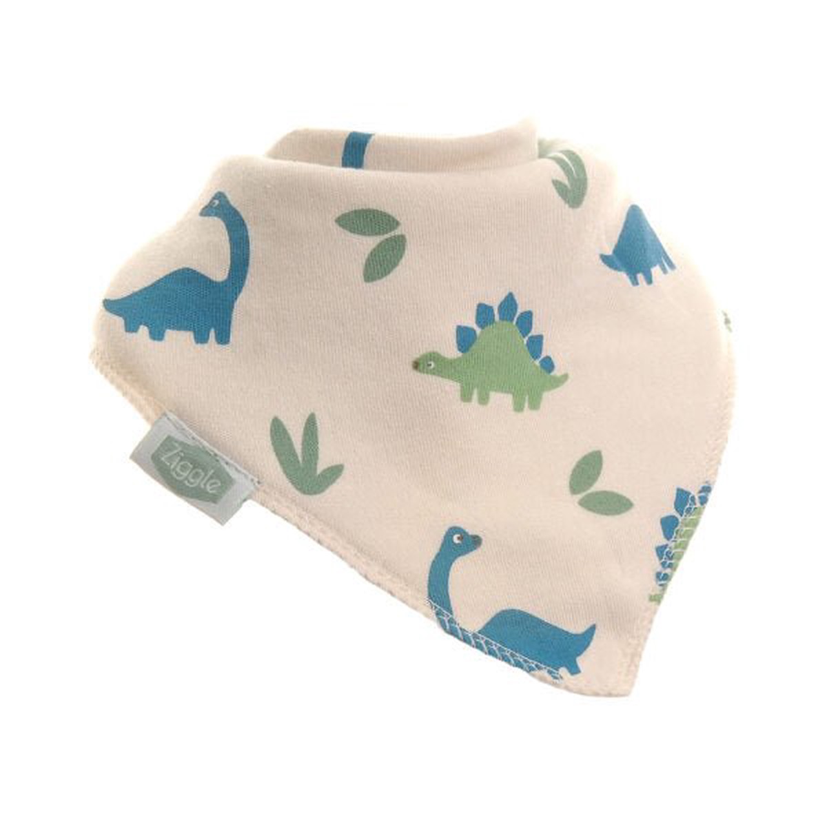 Ziggle Baby Dino Print Bib