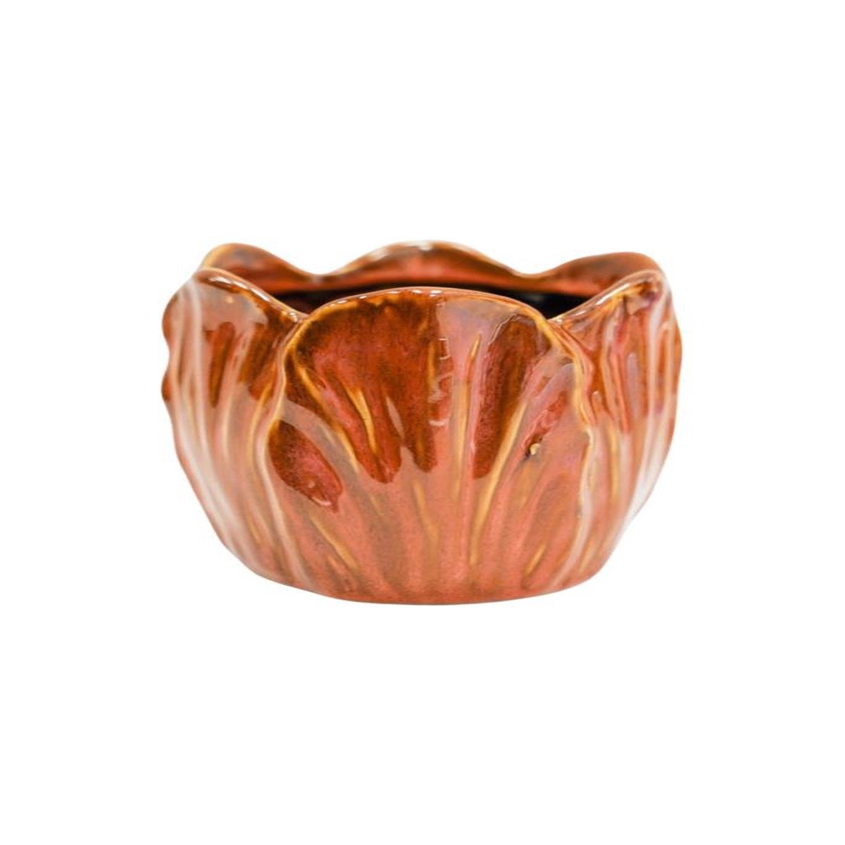 Ivyline 8cm Lava Orange Alyssa Tulip Indoor Pot - ATLP8