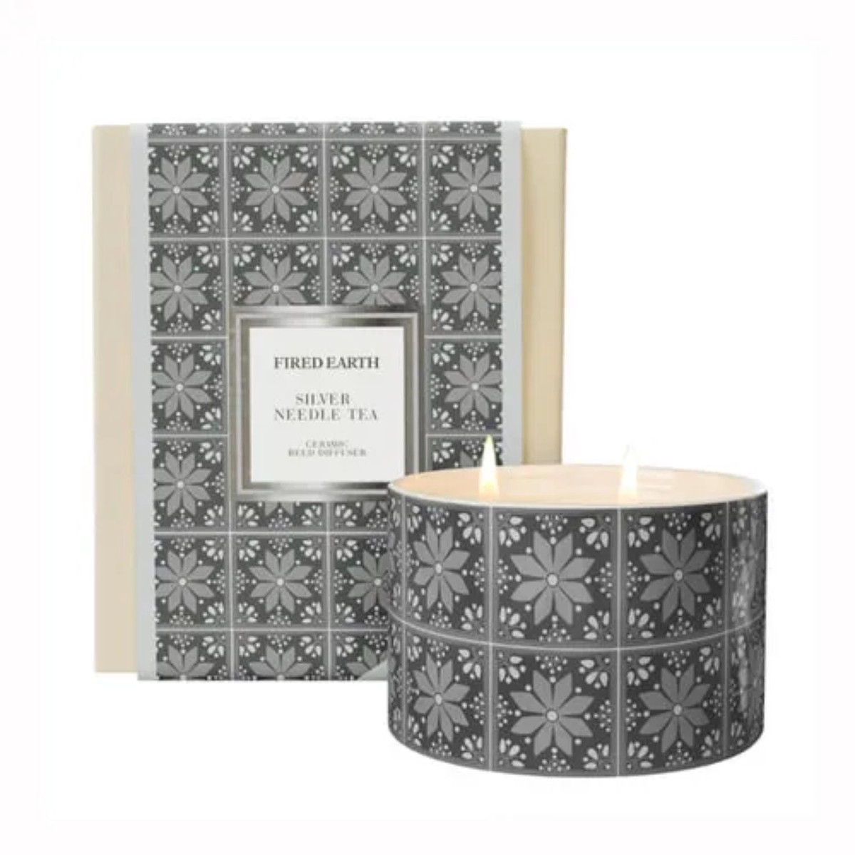 Wax Lyrical Fired Earth Silver Needle Tea Large Candle