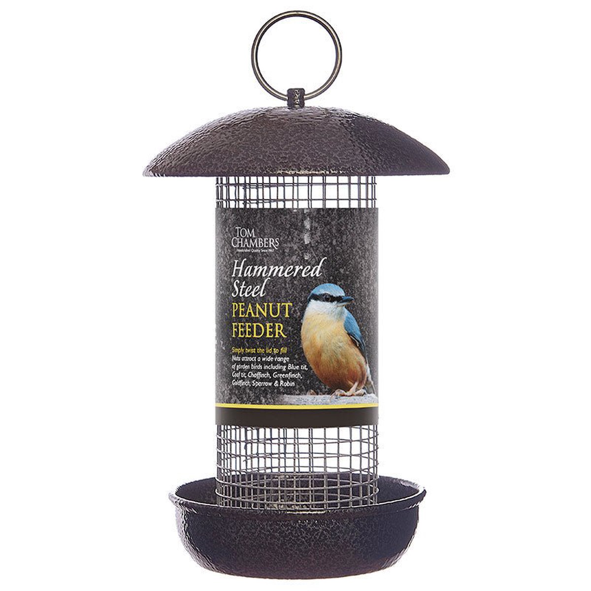 Tom Chambers Hammered Steel Peanut Feeder