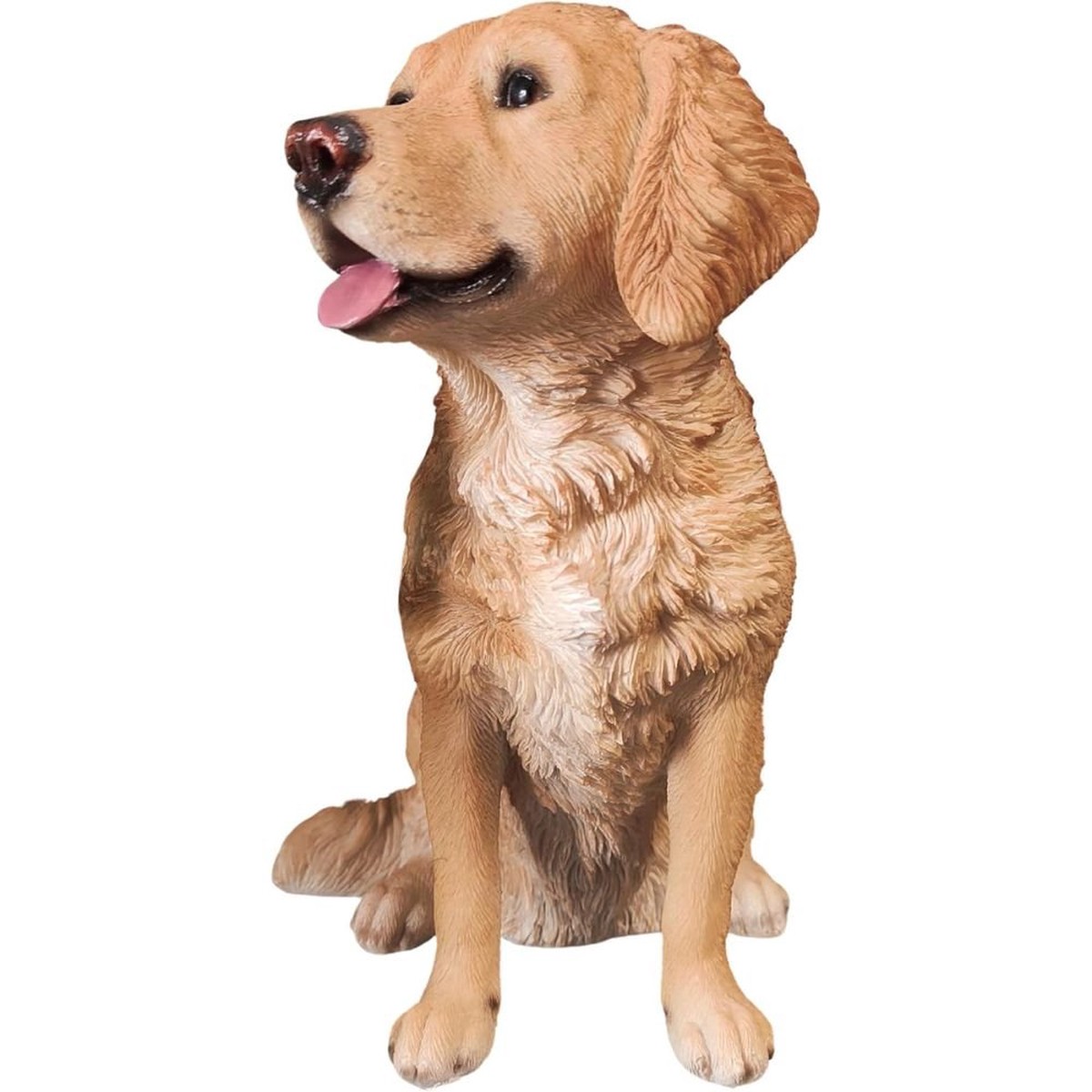 Vivid Arts 20cm Real Life Golden Retriever Garden Ornament
