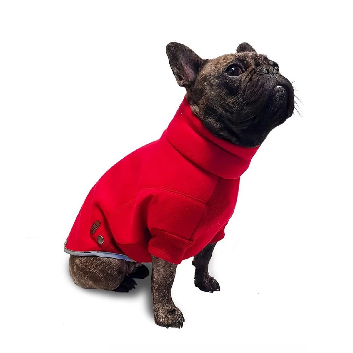Ancol Muddy Paws Medium Red Polar Fleece Dog Coat