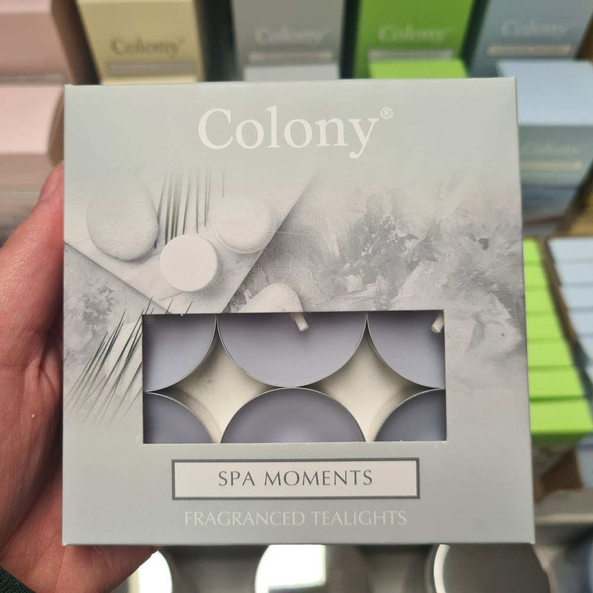 Wax Lyrical Colony Spa Moments Tea Light Candles (Pack of 9)