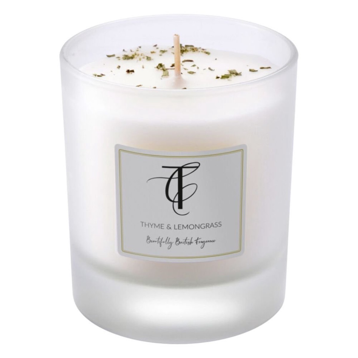 The Country Candle Co- Herb Garden Thyme & Lemongrass 30cl Glass Candle