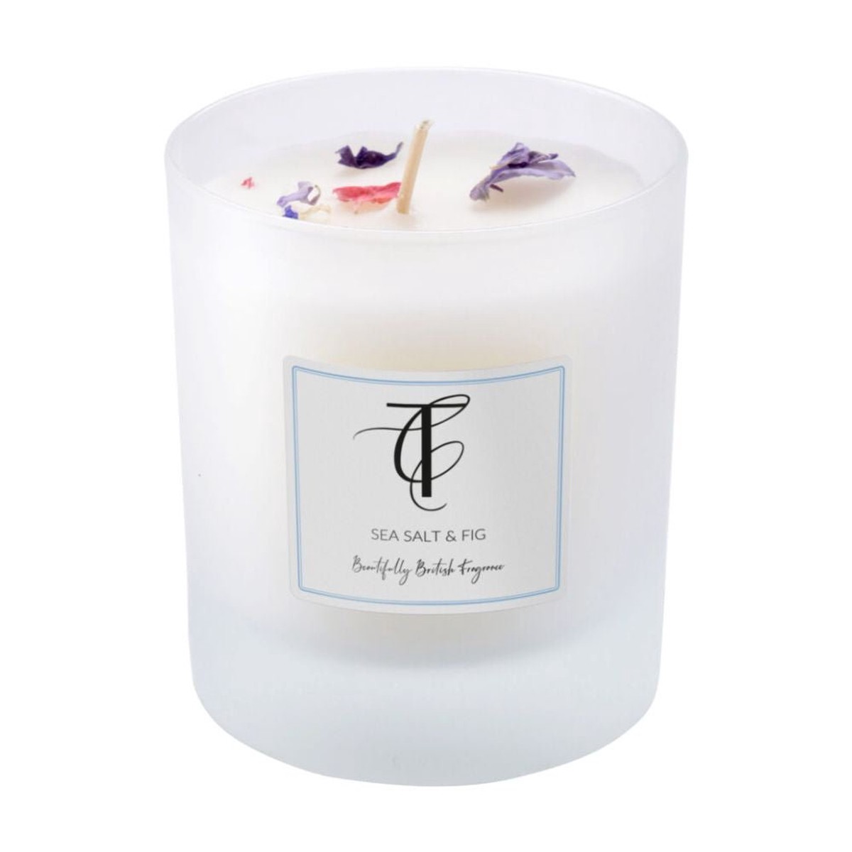 The Country Candle Co- Pastels Sea Salt & Fig 30cl Glass Candle