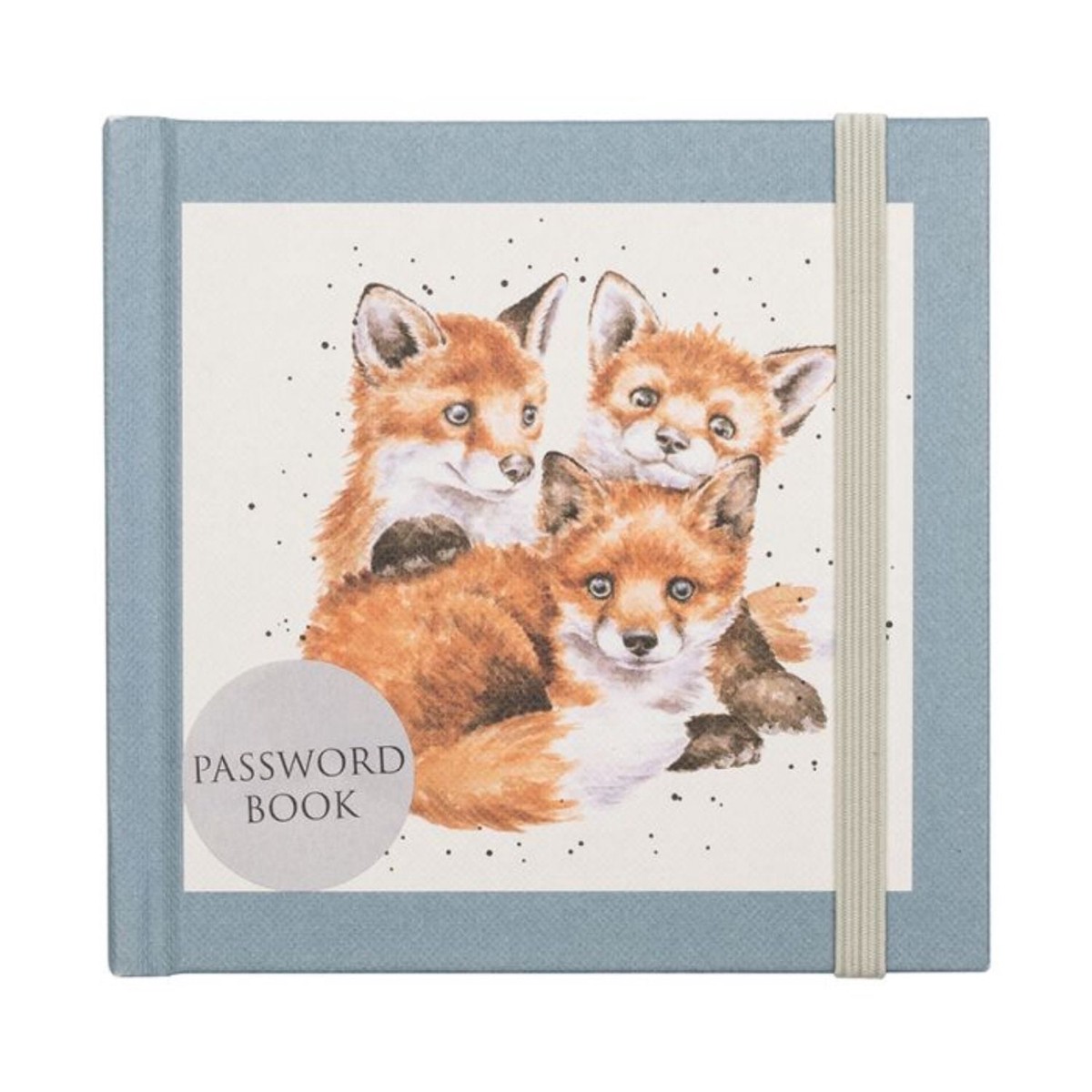 Wrendale 11cm Snug as a Cub Fox Password Book