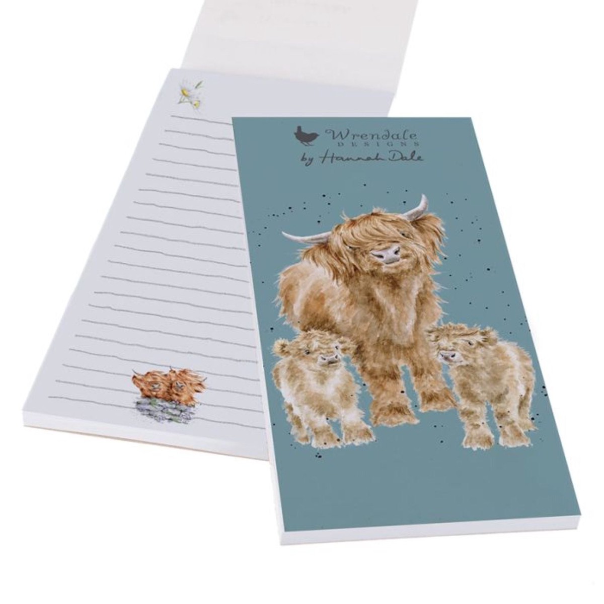 Wrendale 21cm Country Kitchen Highland Cow Magentic Shopping Pad