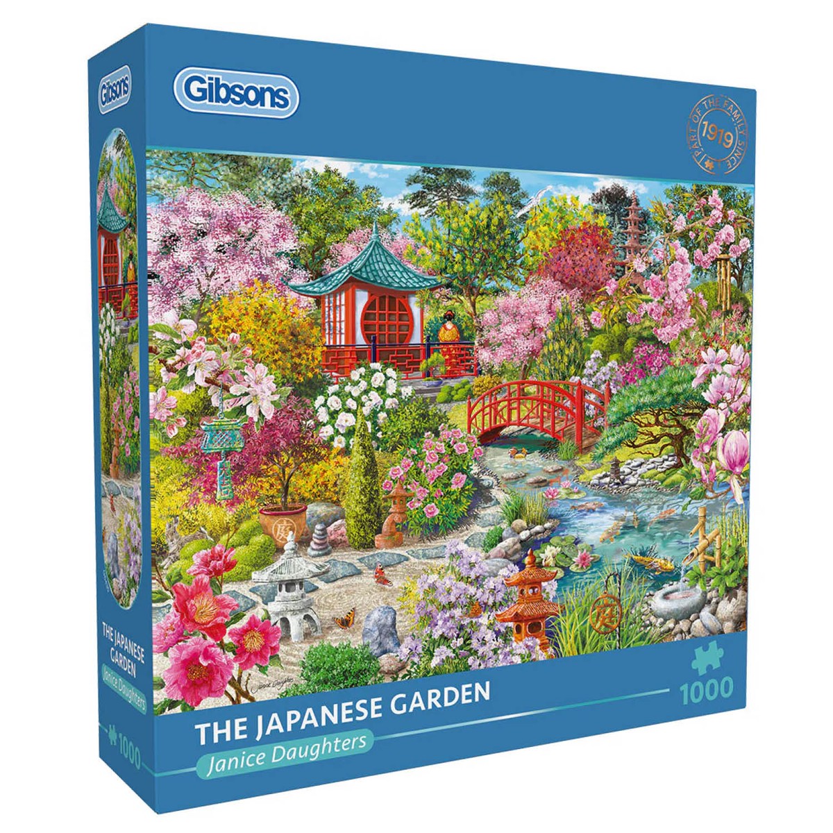 Gibsons Games 1000 Piece The Japanese Garden Jigsaw Puzzle