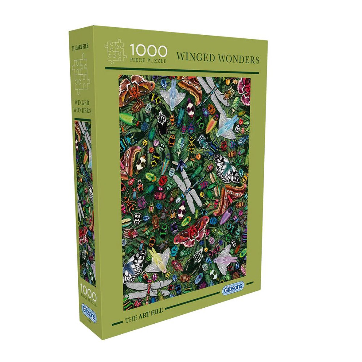 Gibsons Games 1000 Piece The Art File Winged Wonders Jigsaw Puzzle
