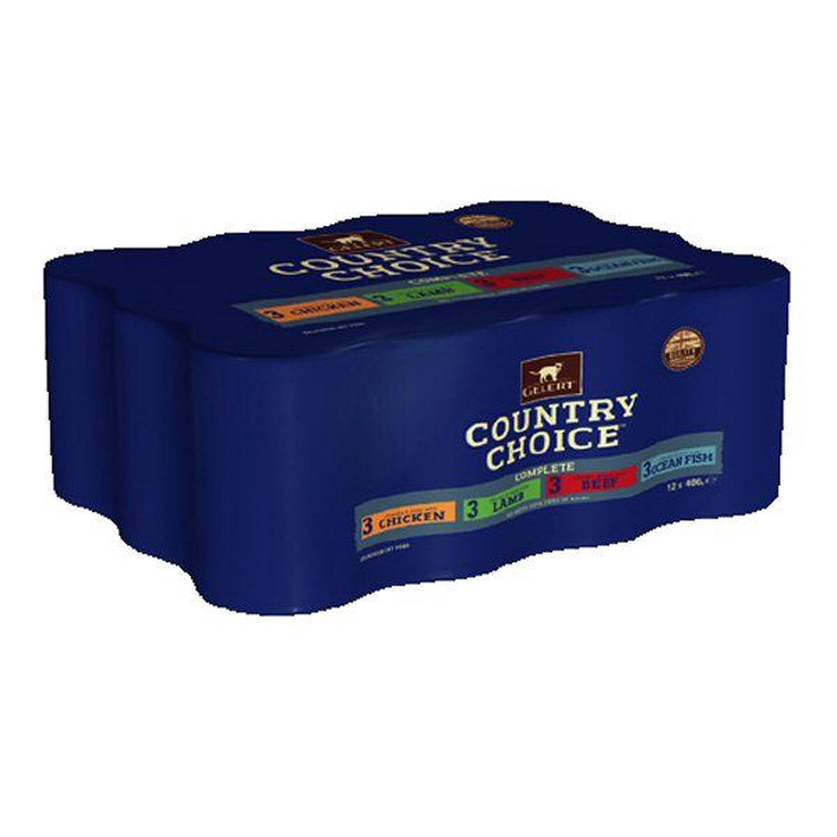 Gelert Pack of 400g Country Choice Cat Food in Jelly