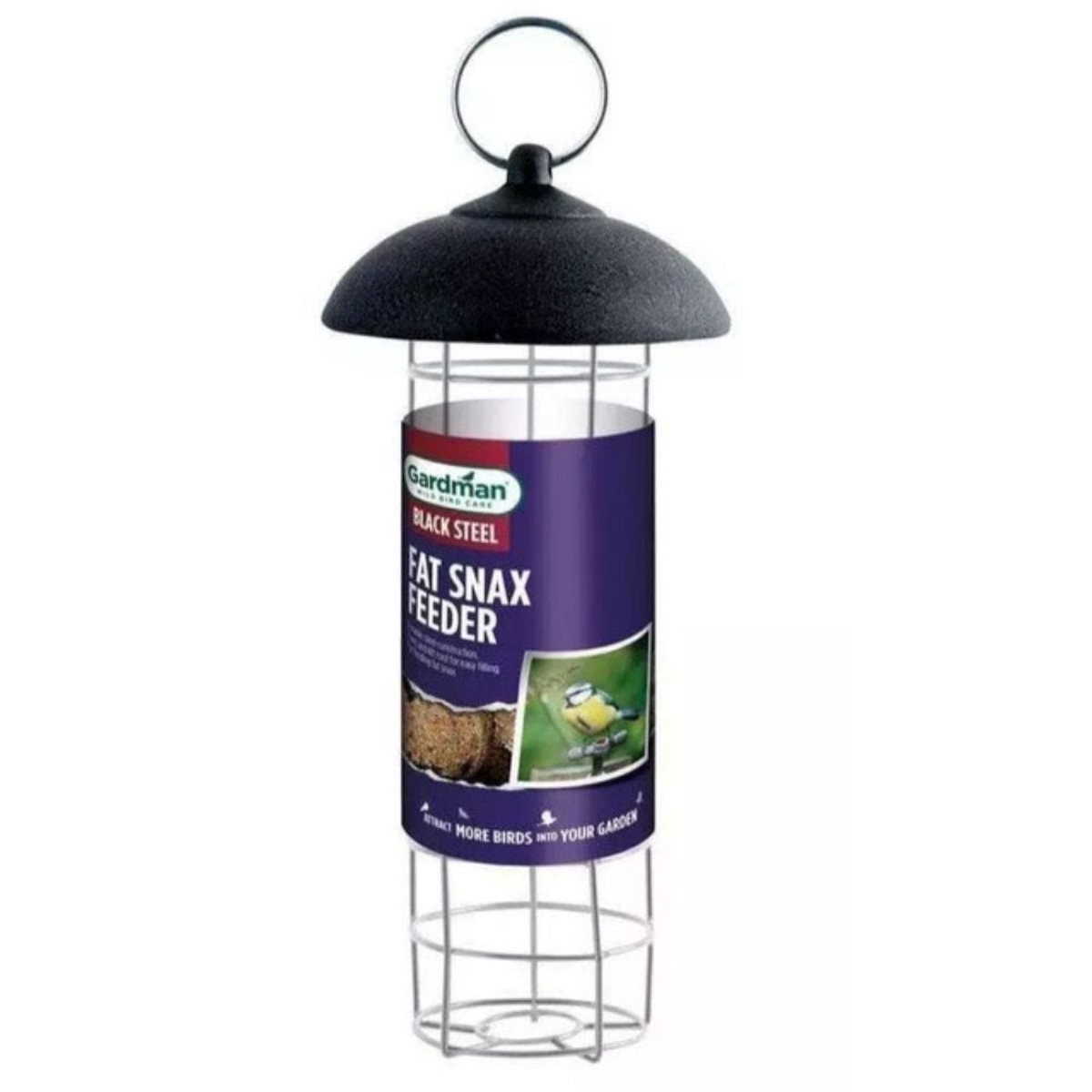 Gardman Black Steel Fat Snax Feeder