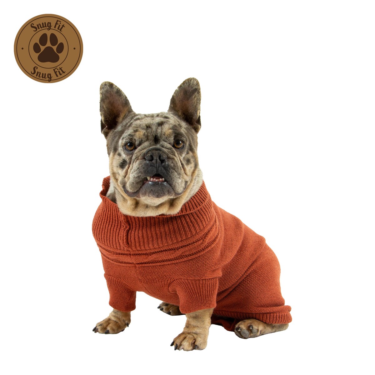 Ancol Terracotta Cable Knit Jumper Large