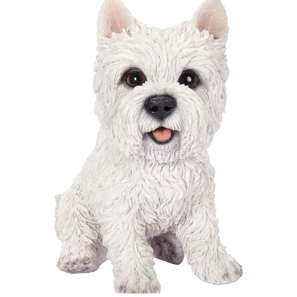 Vivid Arts 19.5cm West Highland Terrier Sitting Real Life Resin Ornament