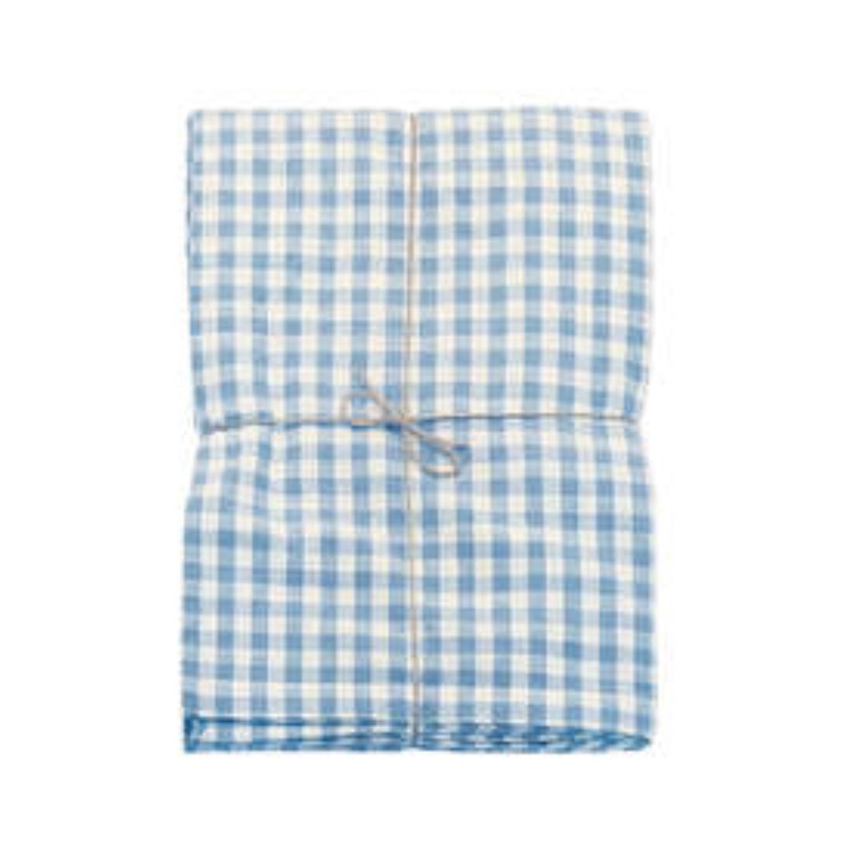 Walton & Co 130cmx180cm Blue Gingham Tablecloth