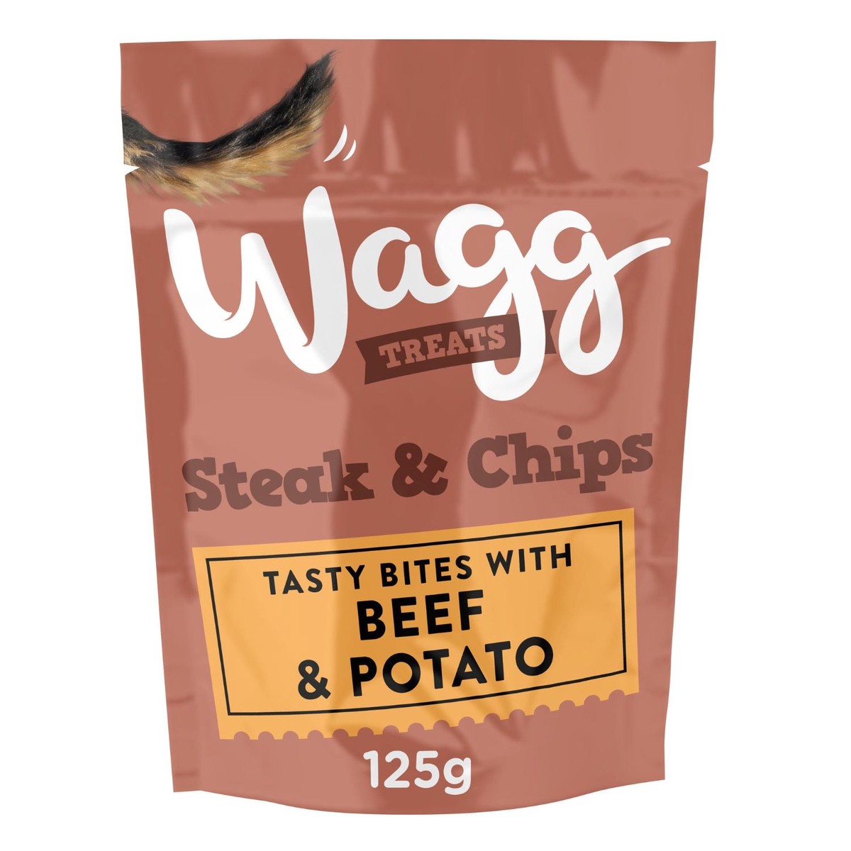 Wagg Treats 125g Steak & Chips