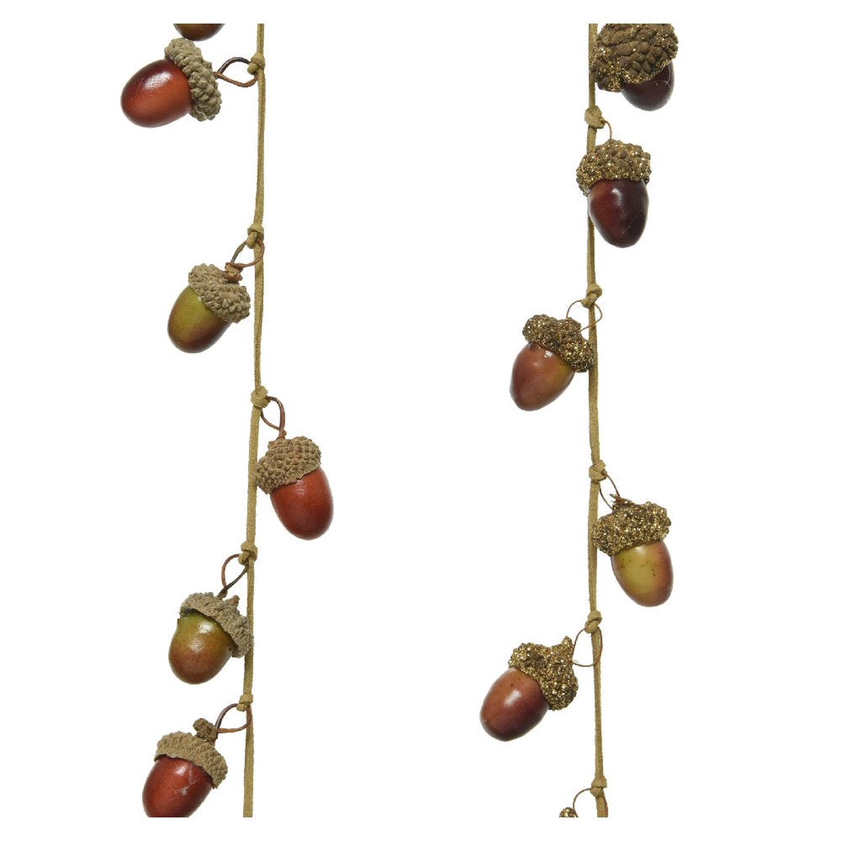 Decoris 110cm Acorn Garland (Choice of 2)