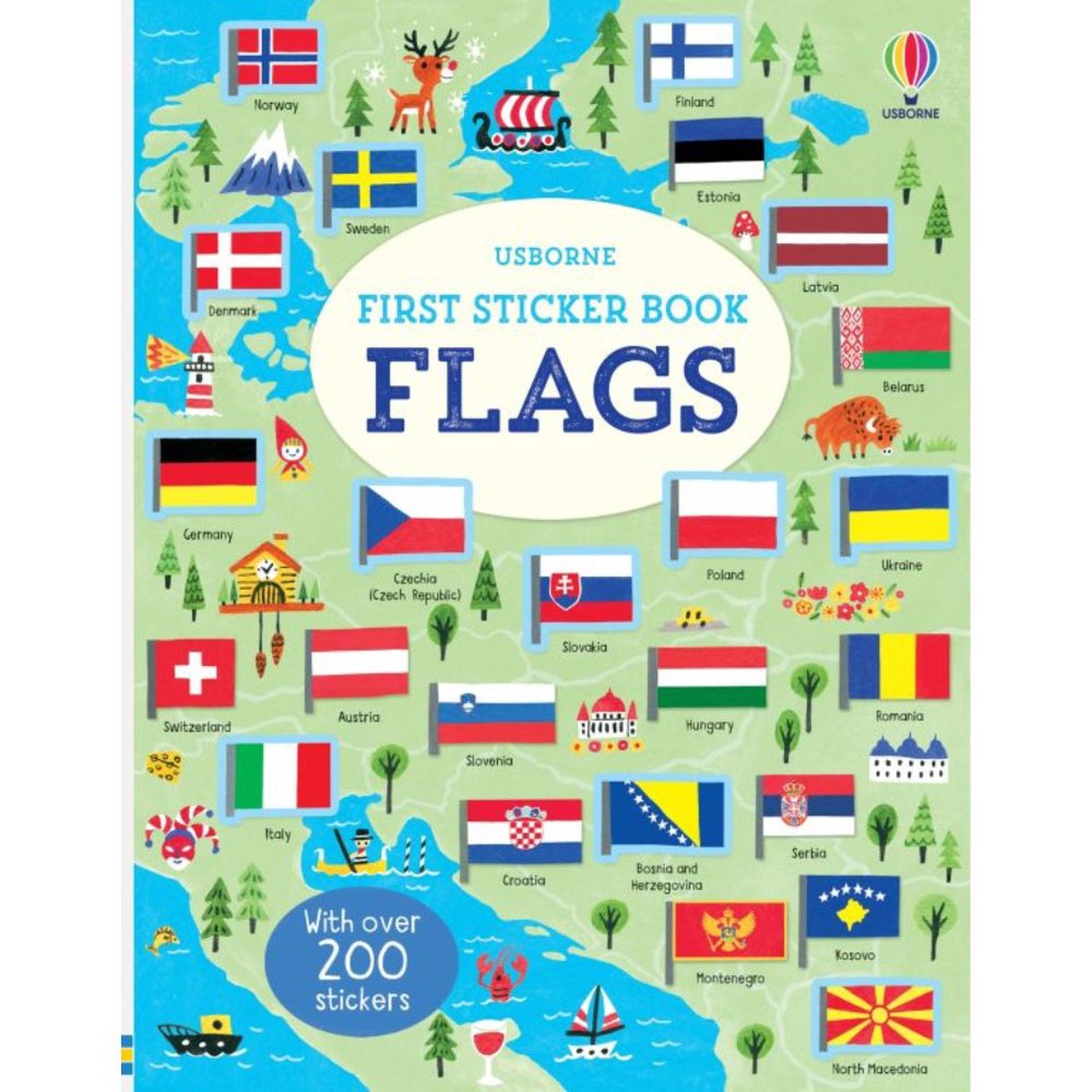 Usbourne Flags Sticker Book