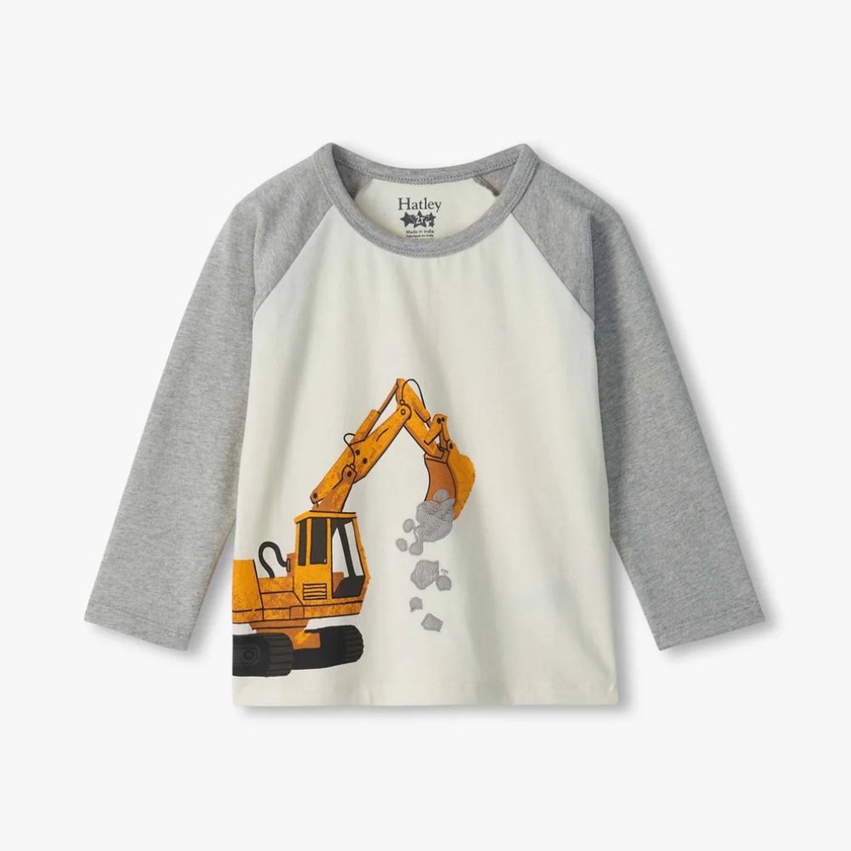 Hatley Baby & Toddler Boys Digger Raglan Sleeve T-Shirt 12-18m