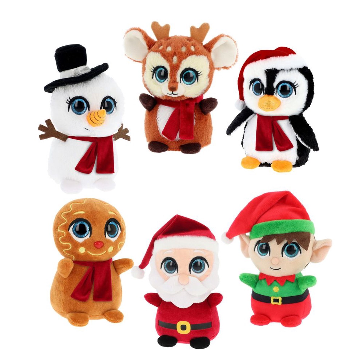 Keel Toys 10cm Mini Motsu Christmas Characters (Choice of 6)