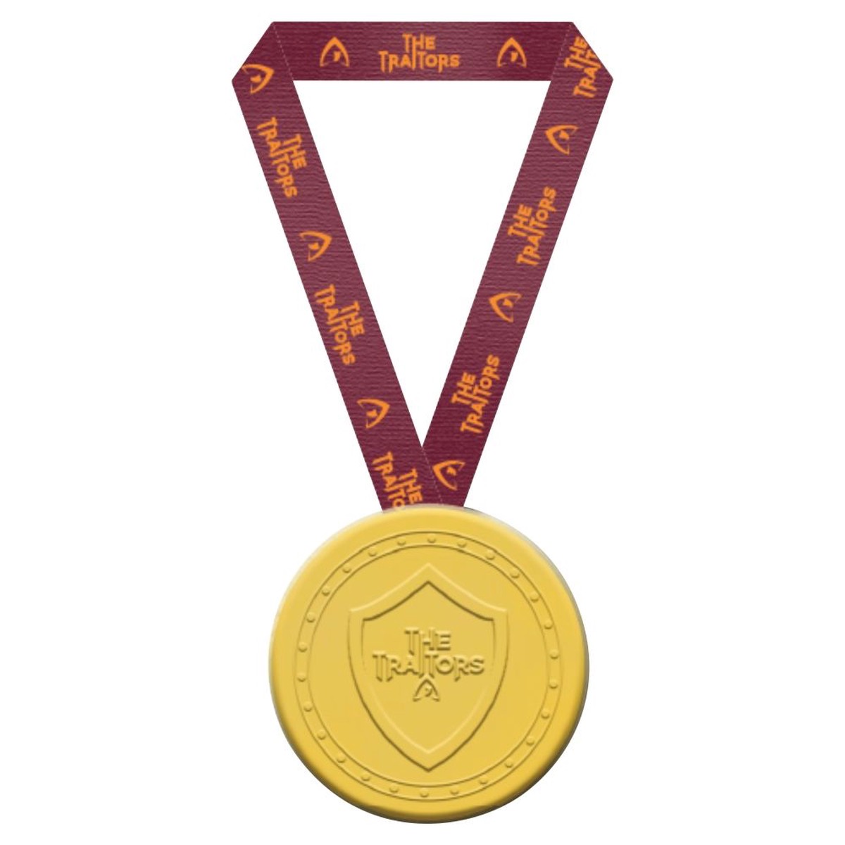 Bon Bon's 26g The Traitors Milk Chocolate Shield Medallion