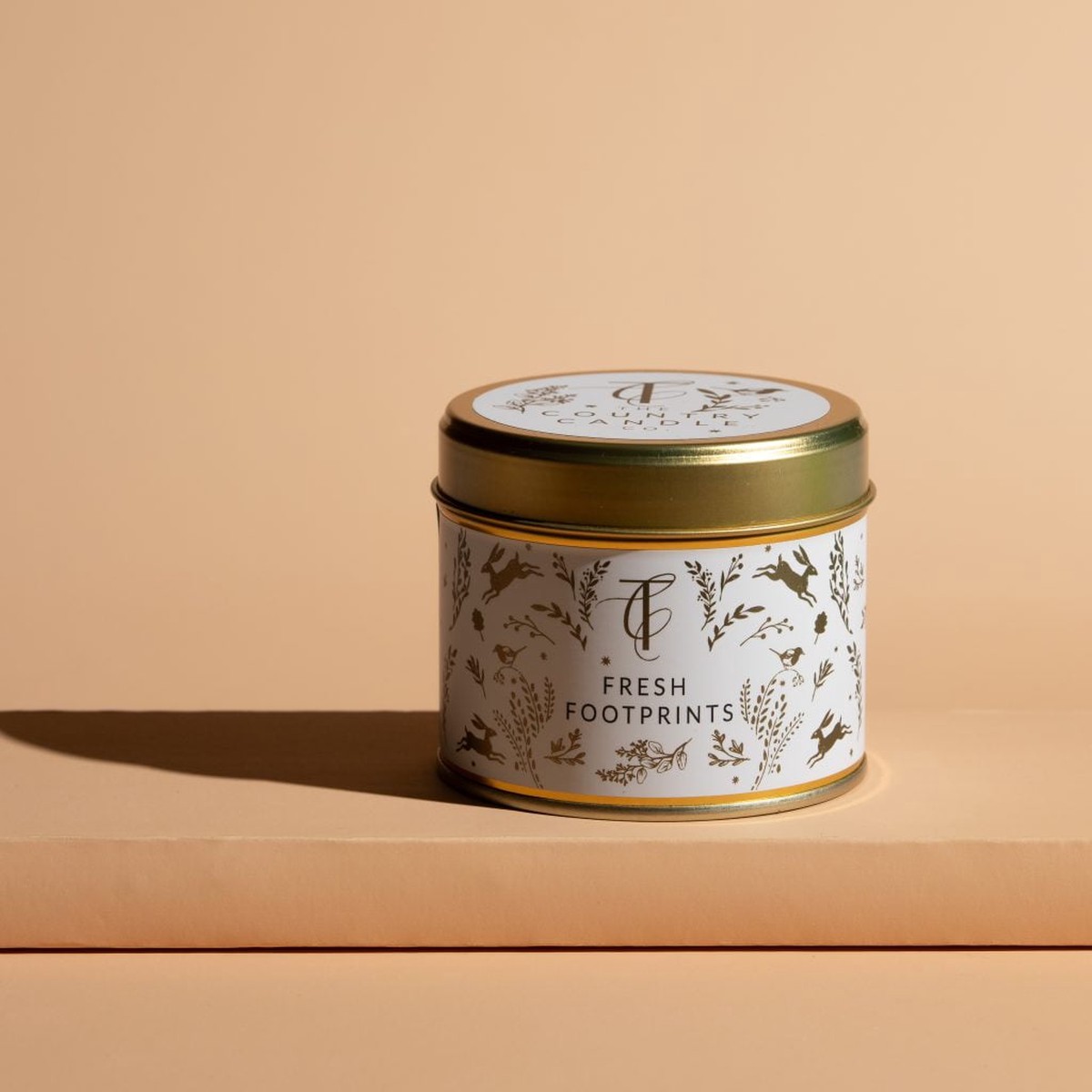 The Country Candle Co 180g Enchanted Woodland Fresh Footprint Tin Candle