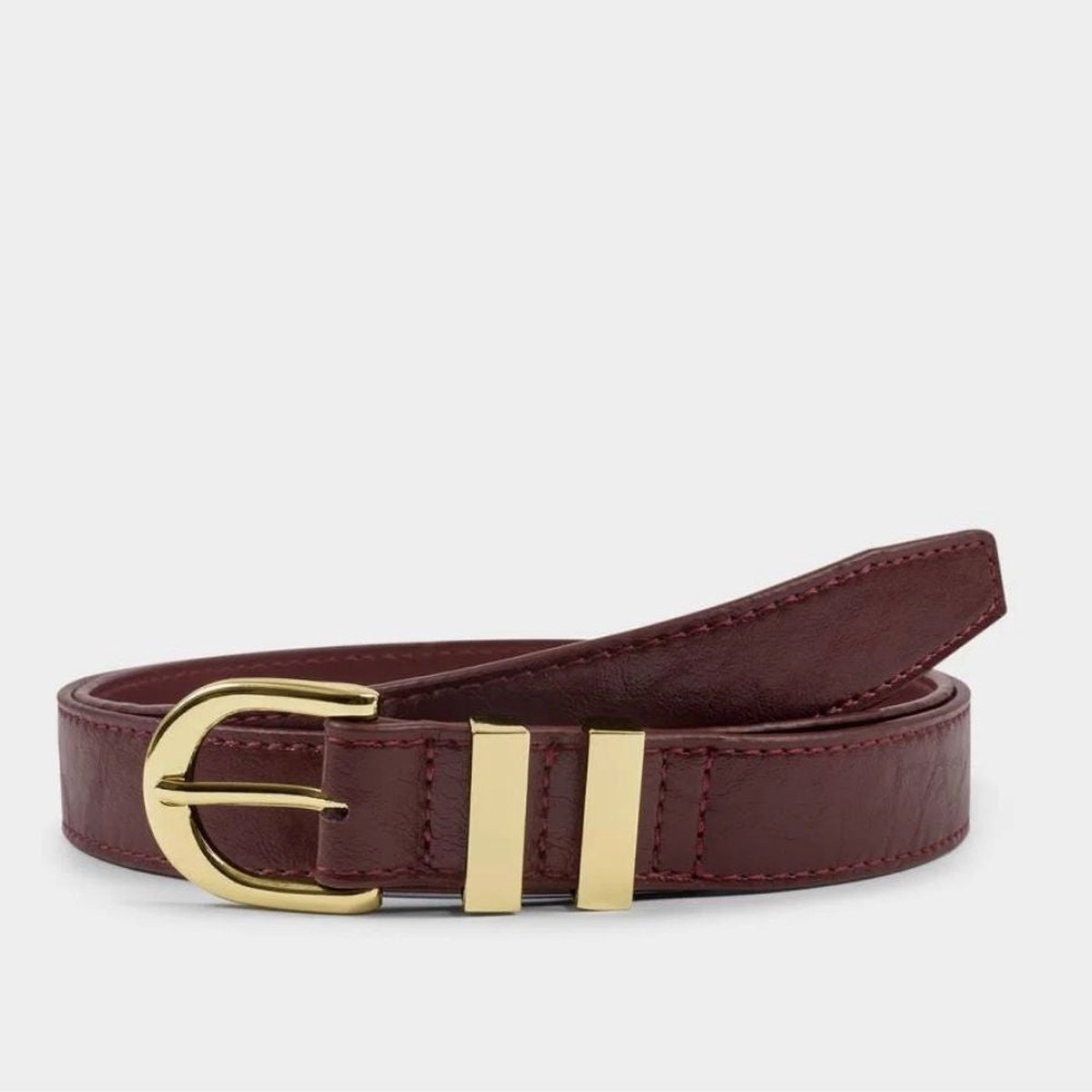 Katie Loxton Buckle Belt – Cherry