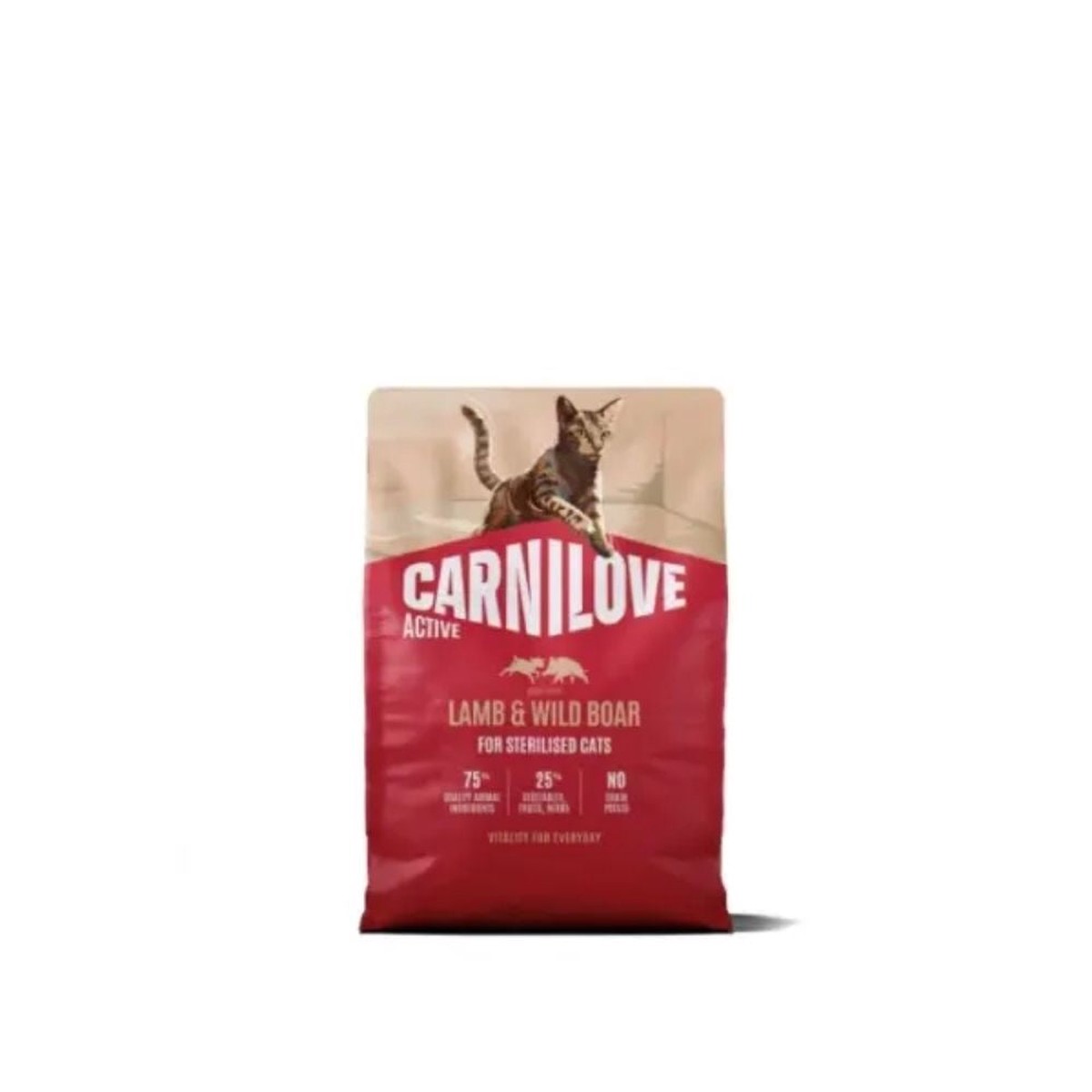 Carnilove Active Cat 2kg Lamb & Wild Boar Adult Cat Food