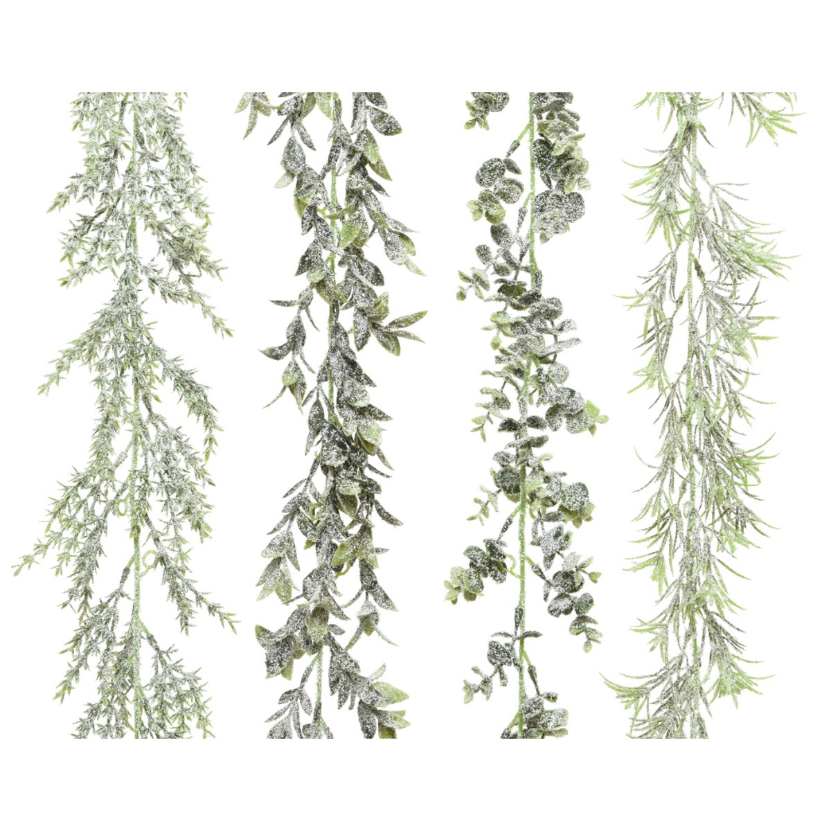 Decoris 180cm Garland with Snow Finish (Choice of 4)
