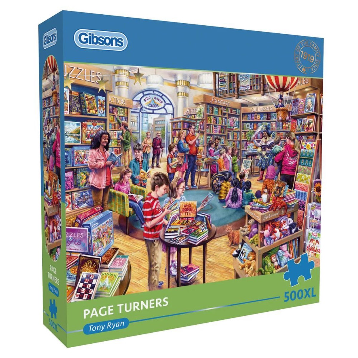 Gibsons Games Page Turners 500XL Piece Jigsaw Puzzle