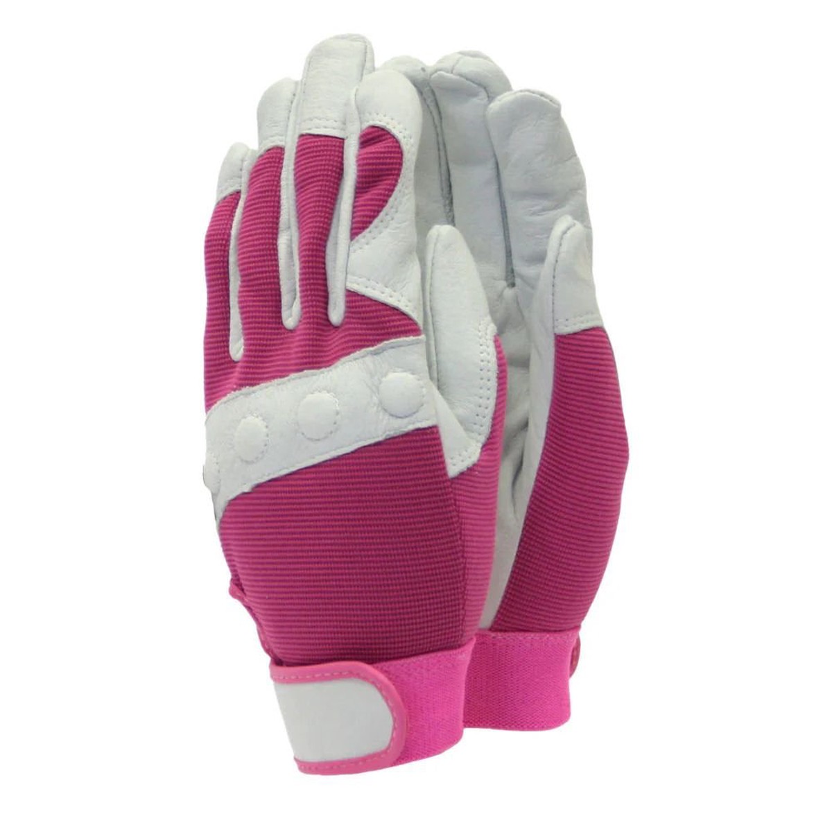 Town & Country Pink Delux Leaather Comfort Fit Glove - Small