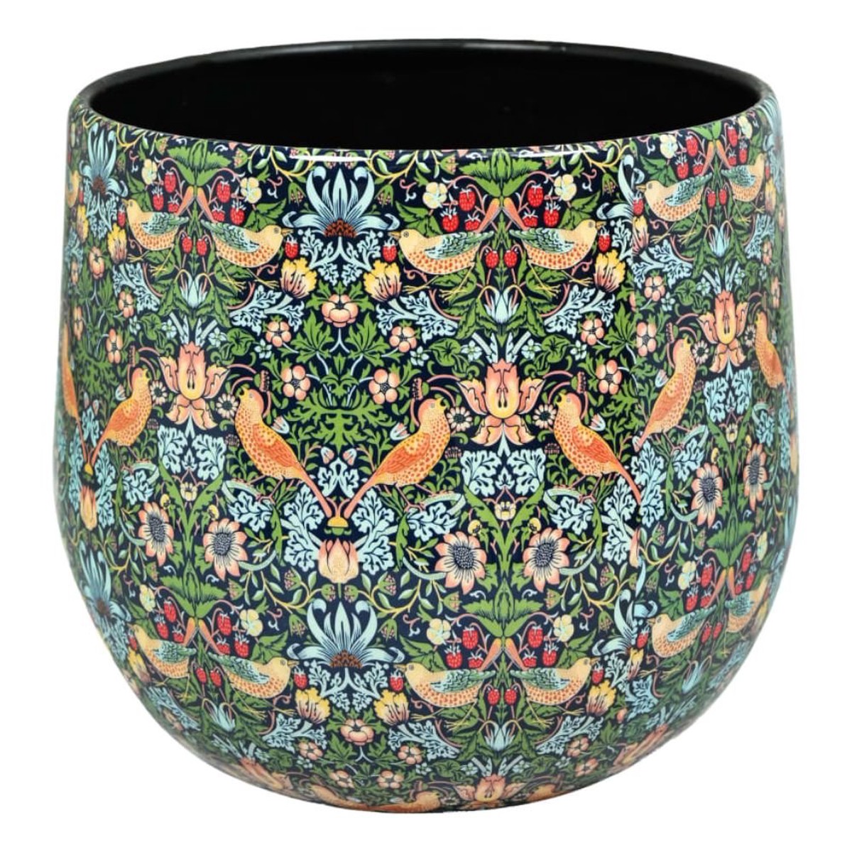 Woodlodge 32cm William Morris Strawberry Thief Iron Pot