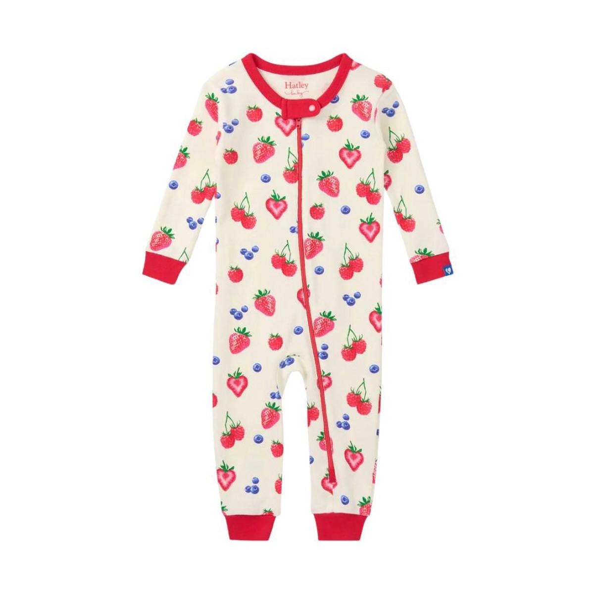 Hatley Baby Summer Berries Cotton Sleeper Romper – Age 12-18 Months