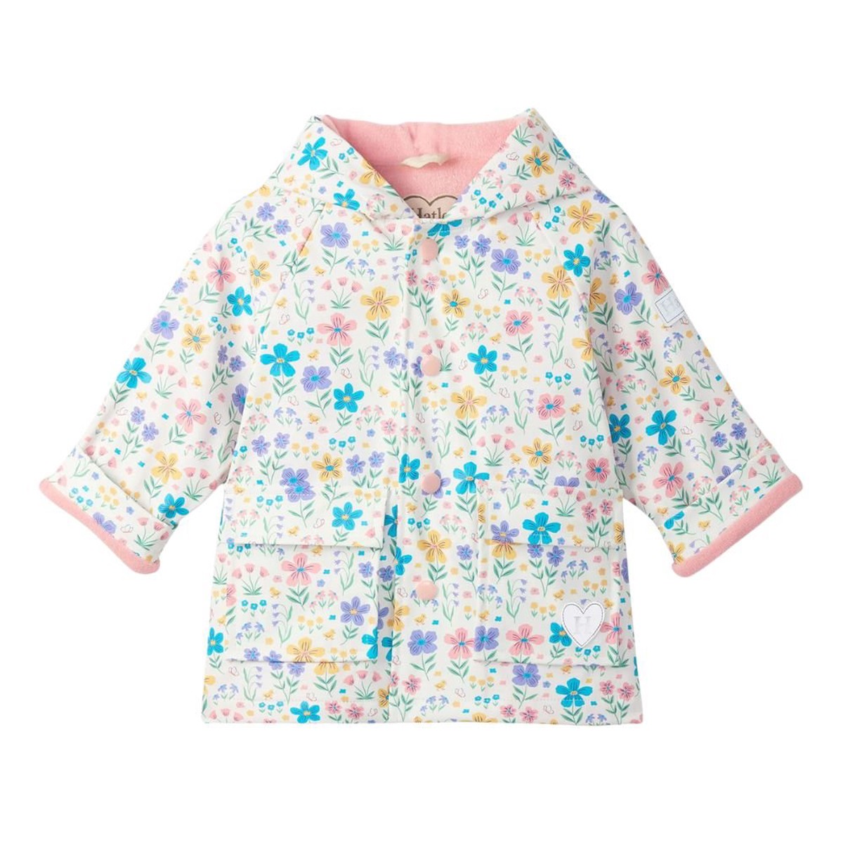Hatley Little Garden Chicks Button-Up Raincoat – Age 2