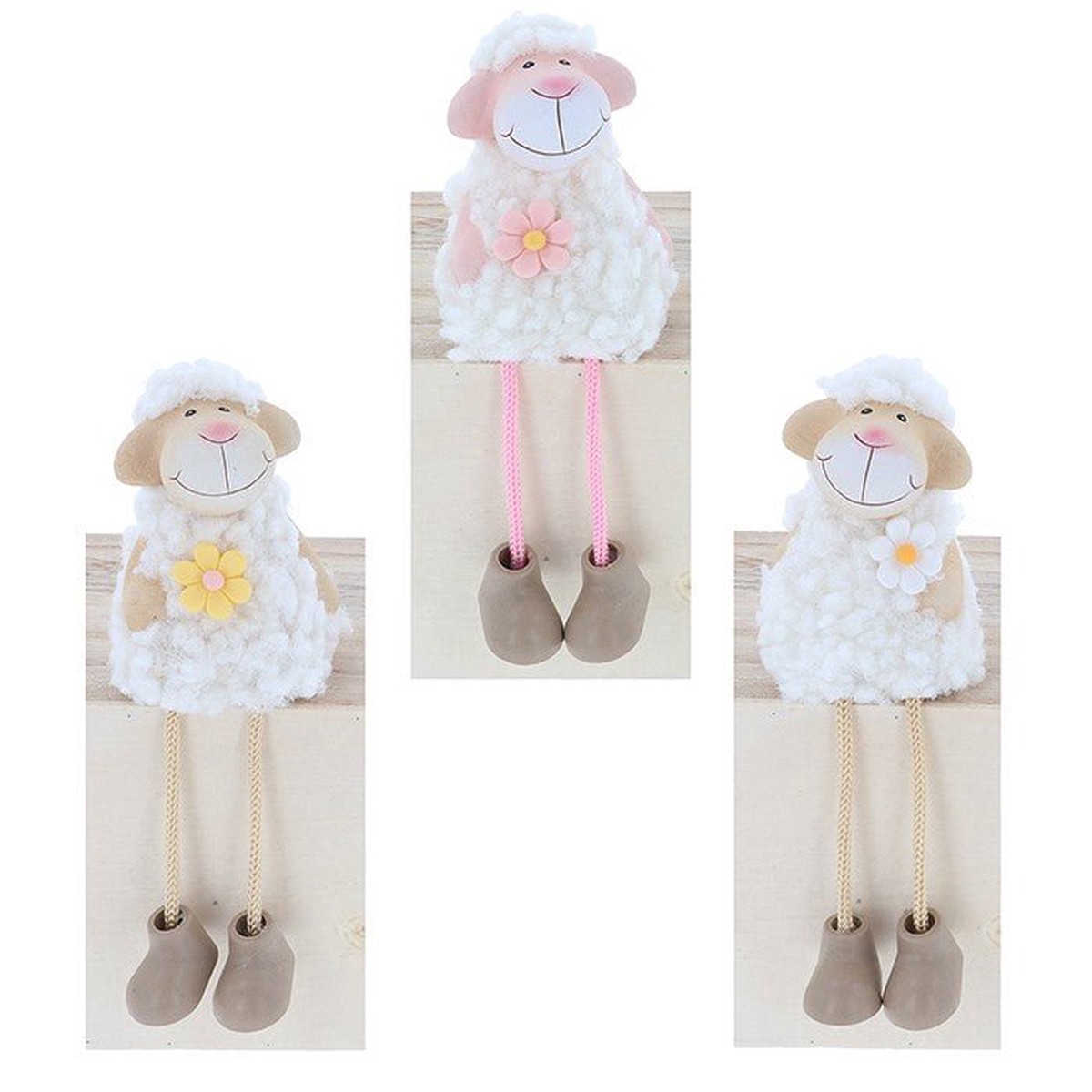 Shudehill 16cm Flower Sheep Dangle Leg (Choice of 3)