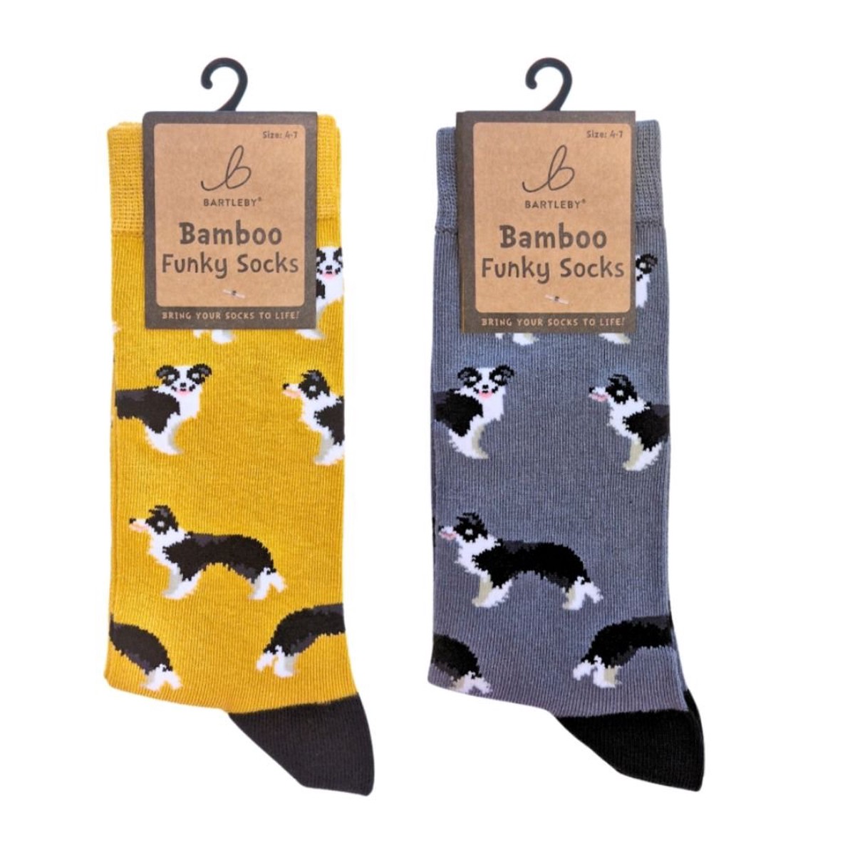 Bartleby Ladies Sheep Dog Funky Bamboo Socks – Size 4 – 7 (Assorted)