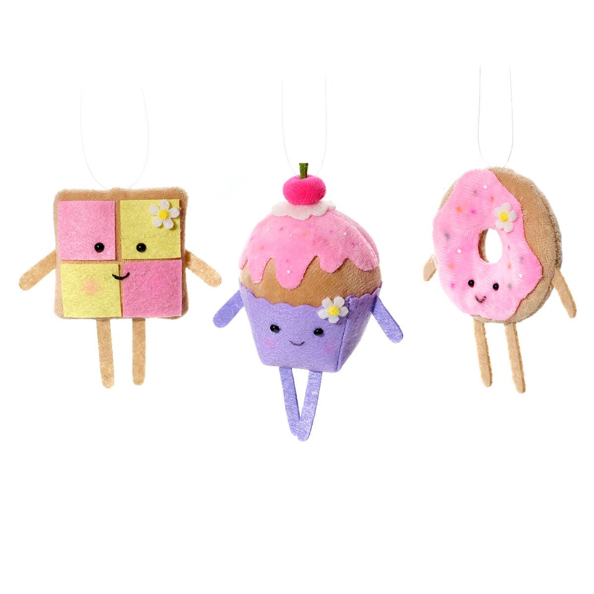 Richard Langs 12cm Bunny Hops Sweet Treats Hanger Soft Plush Toy (Choice of 3)