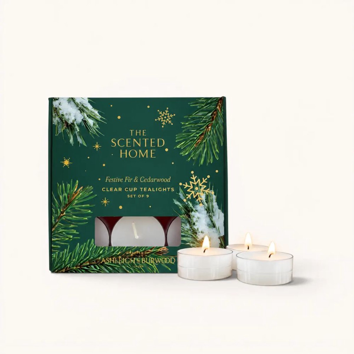 Ashleigh & Burwood Festive Fir & Cederwood Scented Tealights