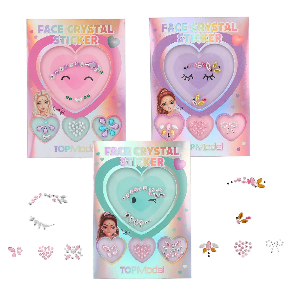 Depesche TOPModel Face Crystal Stickers – (Choice of 3)