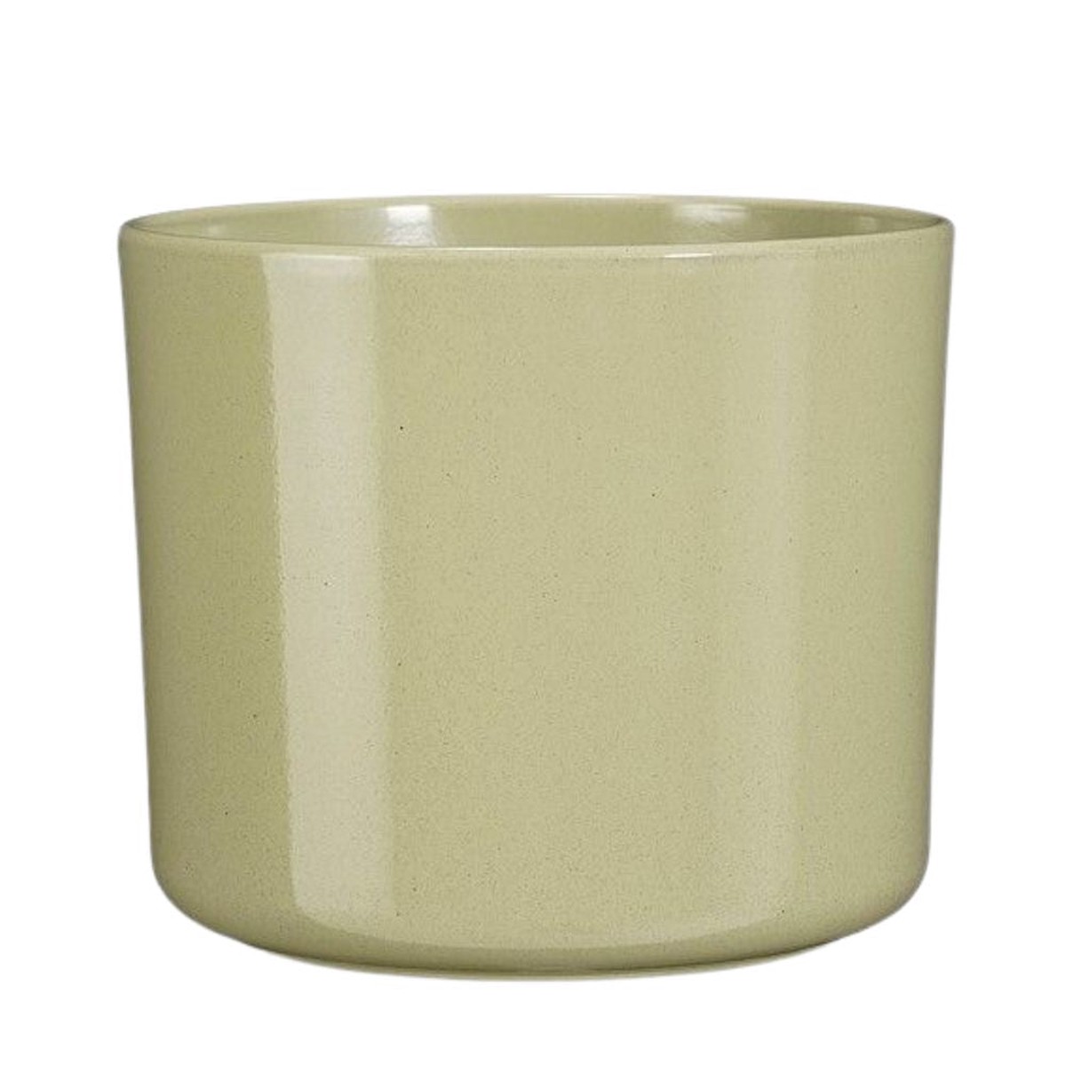 Mica Decorations 20cm Fedora Round Pot – Green
