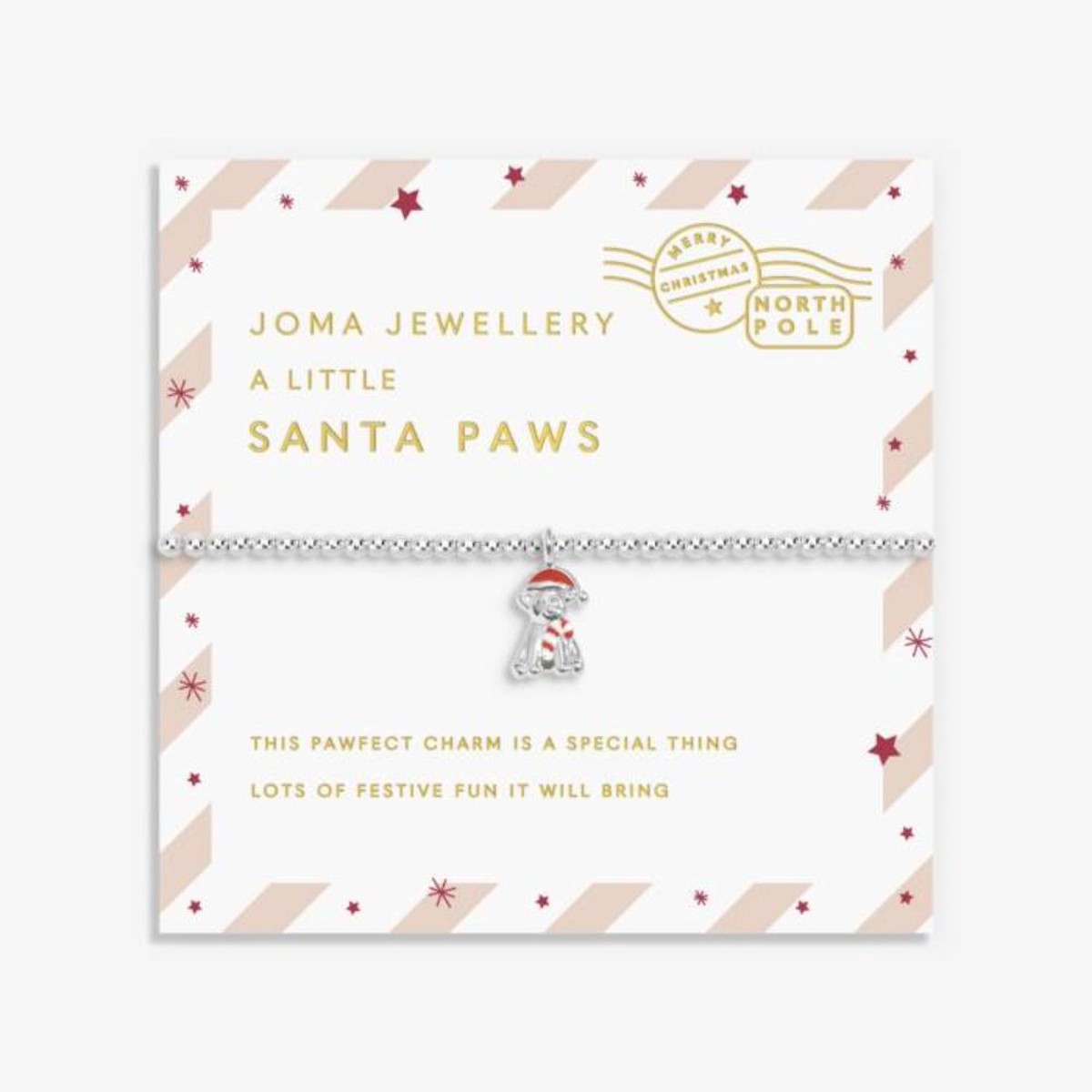 Joma Jewellery Love From Santa ‘Santa Paws’ Bracelet