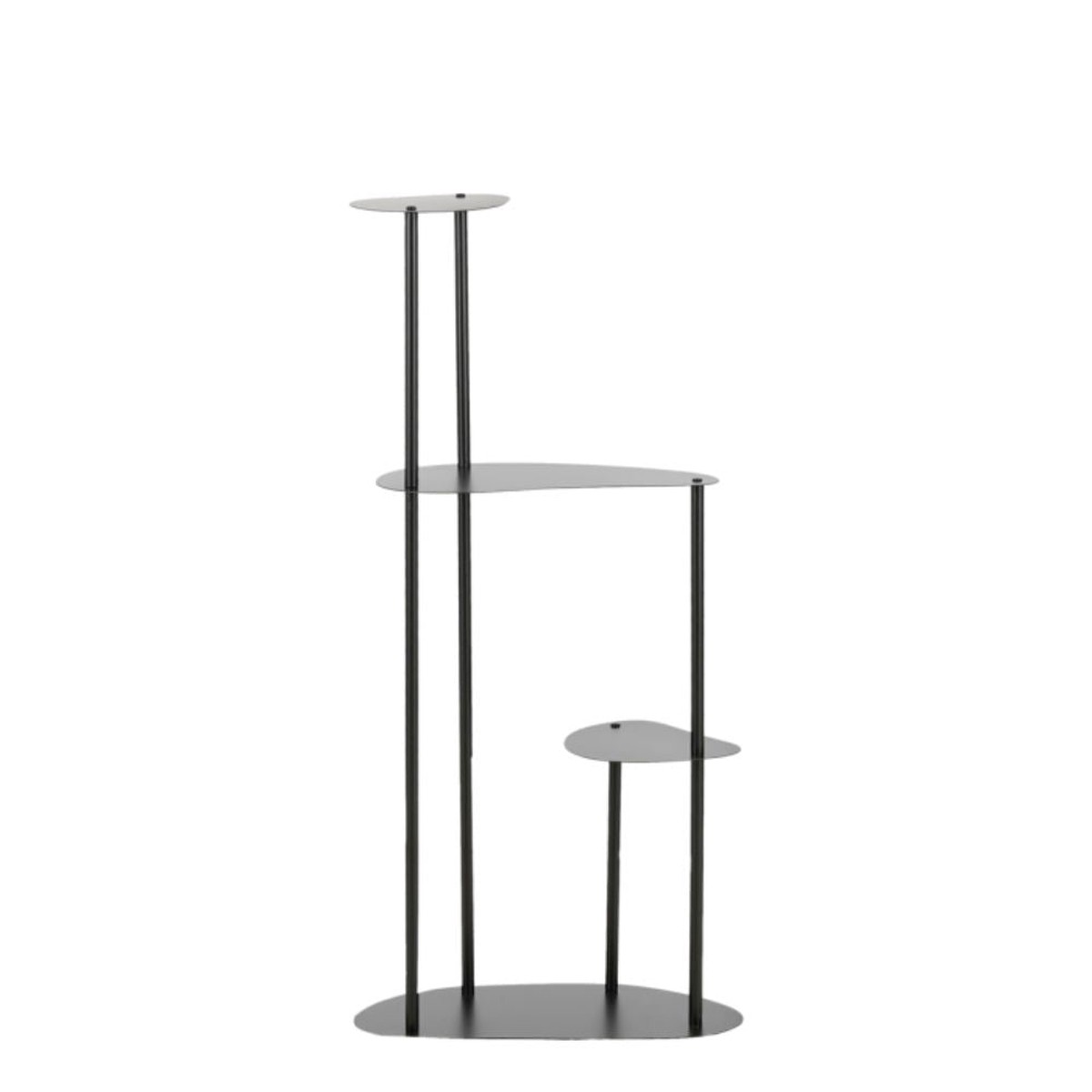 Mica Decorations 100cm Fonda Black Plant Stand